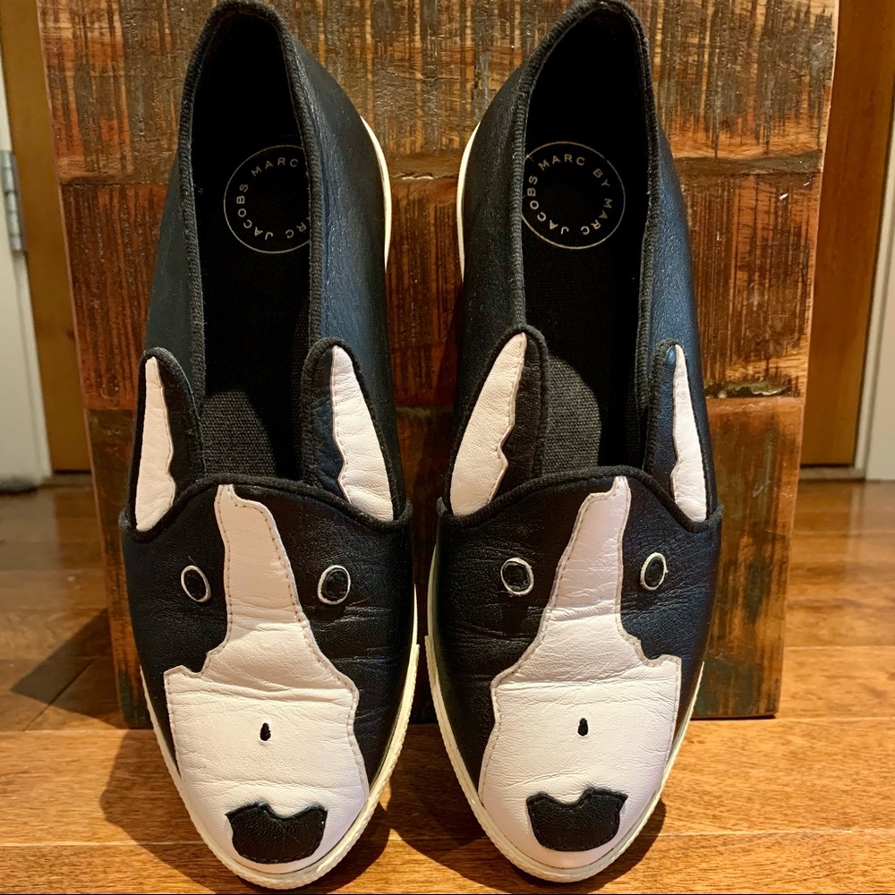 Marc Jacobs Neville leather slip-ons 38